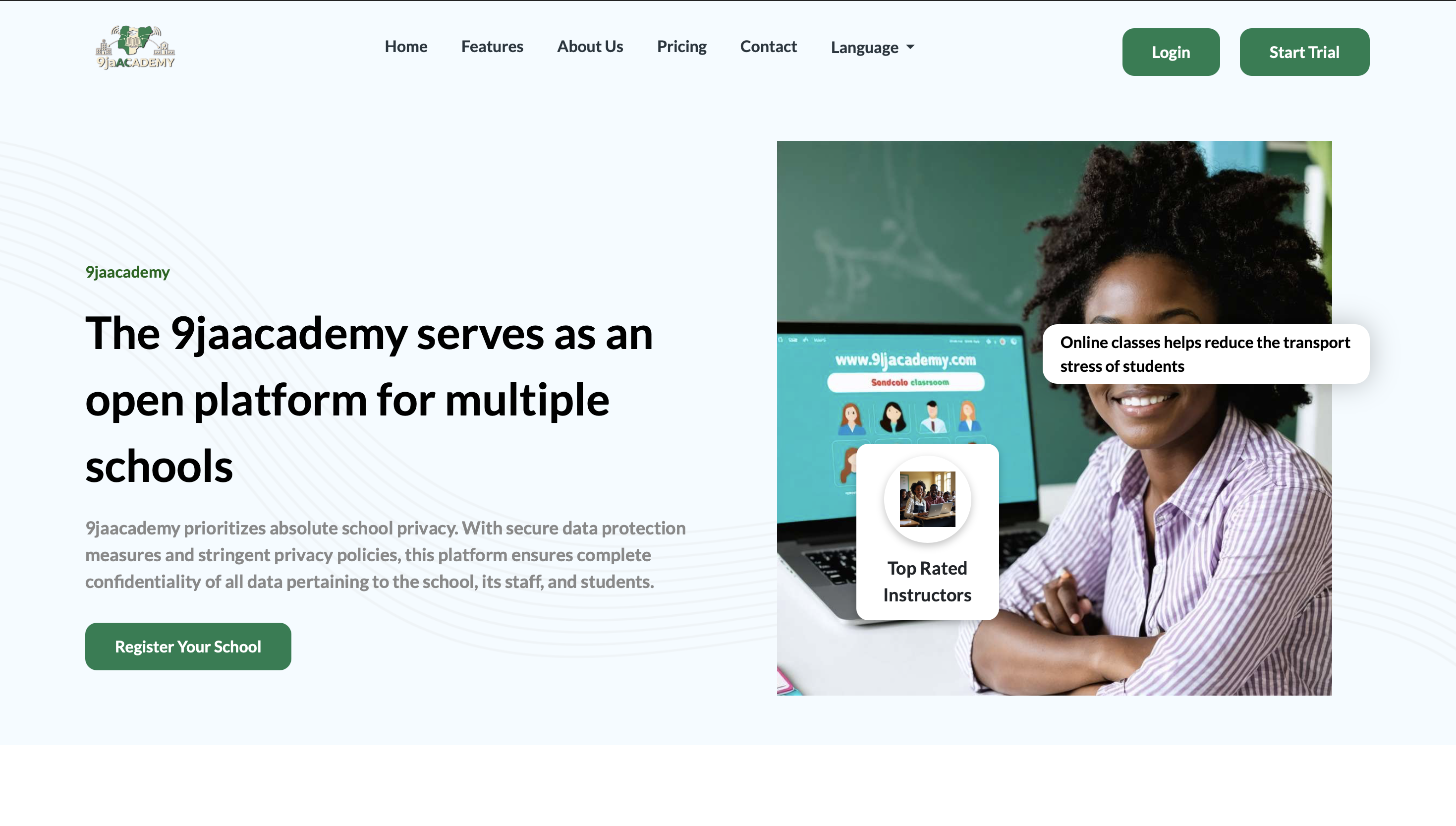 9jaacademy saas school management system